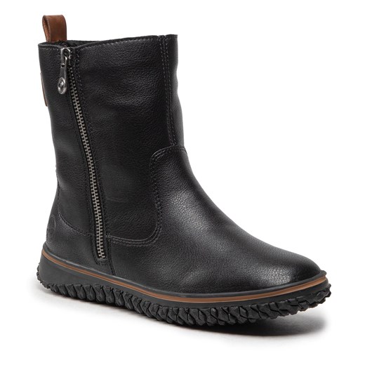Botki Rieker Z4050-00 Schwarz Rieker 38 okazyjna cena eobuwie.pl