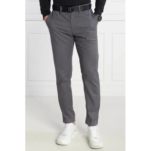 Calvin Klein Spodnie chino + pasek MODERN TWILL | Slim Fit Calvin Klein 36/34 Gomez Fashion Store