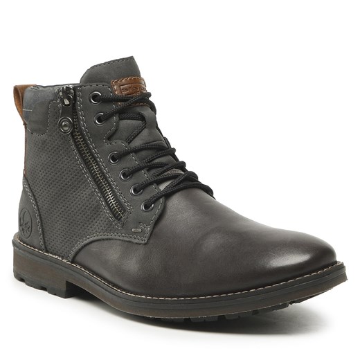 Trzewiki Rieker F5521-45 Grau Rieker 40 wyprzedaż eobuwie.pl