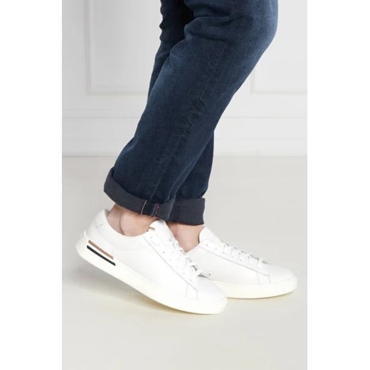 Buty sportowe męskie BOSS HUGO białe z tworzywa sztucznego 