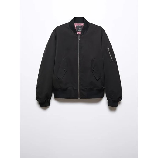 Mango Kurtka bomber Alfa 57045136 Czarny Oversize Mango M MODIVO