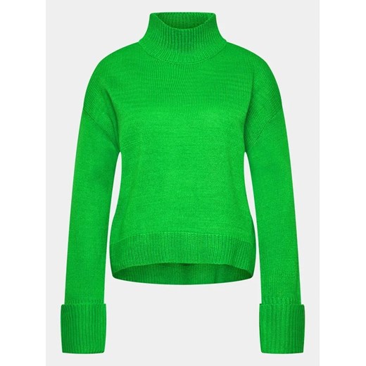 Brave Soul Sweter LK-555ANNAGR Zielony Regular Fit L wyprzedaż MODIVO