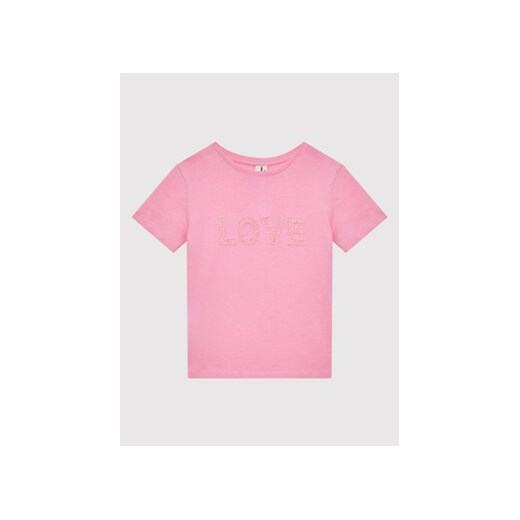 Pieces KIDS T-Shirt Asuna 17131226 Różowy Regular Fit Pieces Kids 134_140 MODIVO