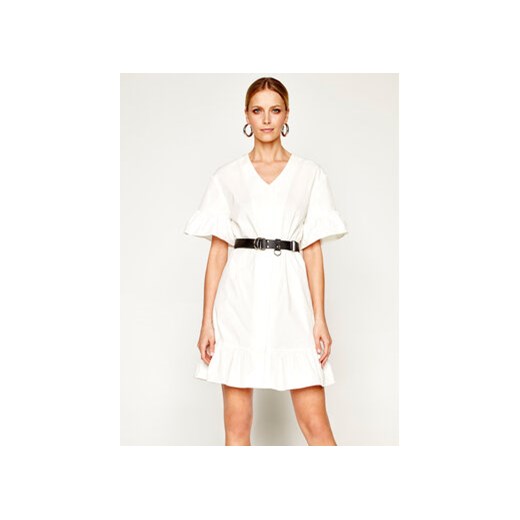 Silvian Heach Sukienka koszulowa Parblee CVP20155VE Biały Regular Fit S MODIVO okazyjna cena