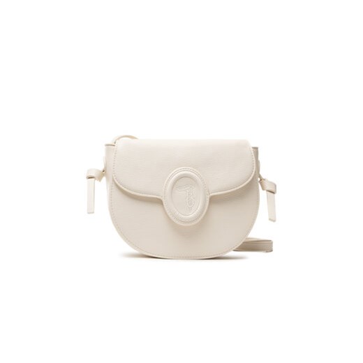 Trussardi Torebka Amber Crossbody Mini Full Grain 75B01224 Biały Trussardi uniwersalny okazja MODIVO