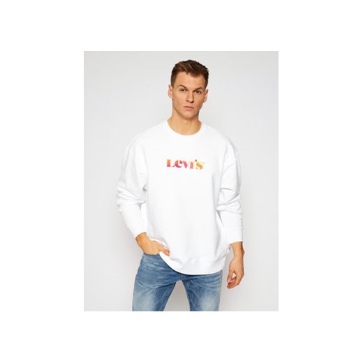 Levi's® Bluza Graphic 38712-0008 Biały Relaxed Fit XXL okazja MODIVO