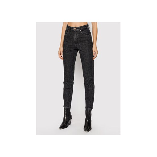 Wrangler Jeansy Mom W24641352 Szary Mom Fit Wrangler 28_32 MODIVO