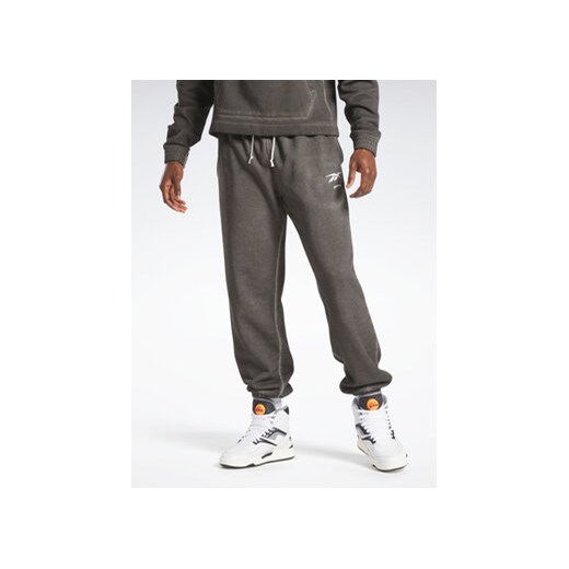 Reebok Spodnie dresowe Reebok Basketball Court Top Bi-Dye Fleece Joggers IA2417 Reebok XL promocyjna cena MODIVO