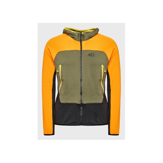 Millet Bluza Fusion Grid Hoodie M Miv9024 Khaki Active Fit Millet L promocja MODIVO