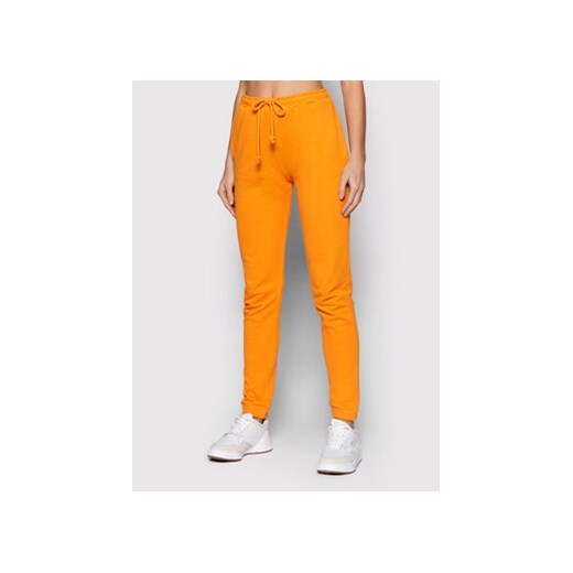 NA-KD Spodnie dresowe 1018-007520-0261-003 Pomarańczowy Regular Fit XL okazja MODIVO