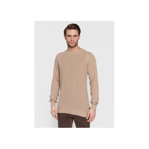 Casual Friday Sweter Kristian 20504503 Beżowy Regular Fit Casual Friday XXL MODIVO