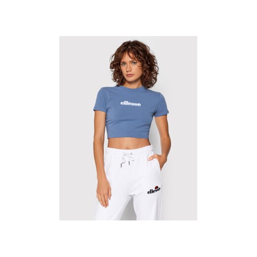 Ellesse T-Shirt Siderea Crop SGK09623 Niebieski Regular Fit Ellesse XXS promocja MODIVO