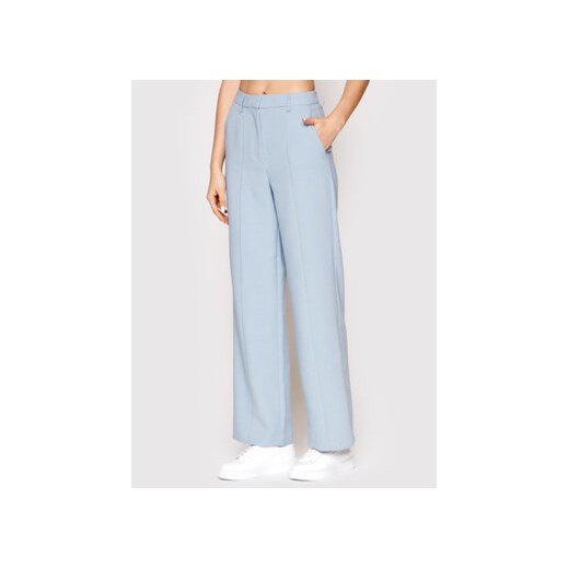 YAS Spodnie materiałowe Tucka 26026408 Niebieski Relaxed Fit Yas M MODIVO
