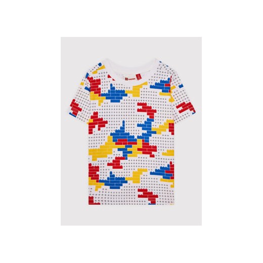 LEGO T-Shirt Lwticho 11010406 Biały Regular Fit Lego 110 okazja MODIVO