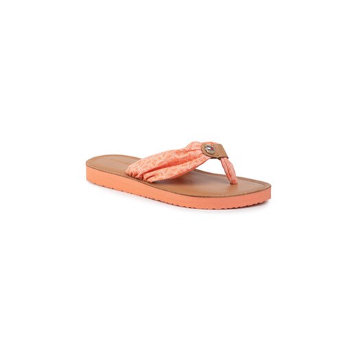 Tommy Hilfiger Japonki Th Monogram Flat Beach Sandal FW0FW04808 Pomarańczowy Tommy Hilfiger 37 promocyjna cena MODIVO