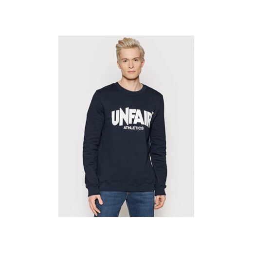 Unfair Athletics Bluza UNFR18-073 Granatowy Regular Fit Unfair Athletics L okazja MODIVO