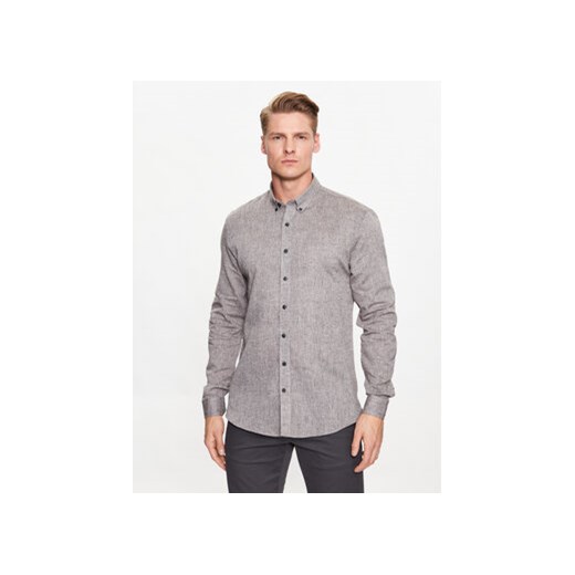 Lindbergh Koszula 30-203344 Beżowy Slim Fit S MODIVO promocyjna cena