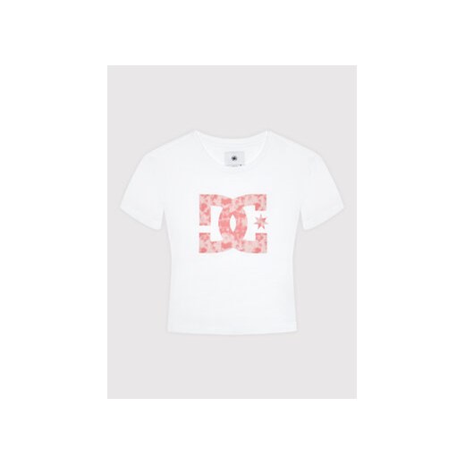 DC T-Shirt Star ADJZT03029 Biały Regular Fit M MODIVO