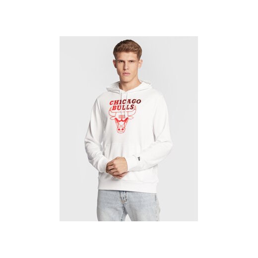 New Era Bluza Chicago Bulls NBA Neon Fade 60284691 Biały Regular Fit New Era XL MODIVO