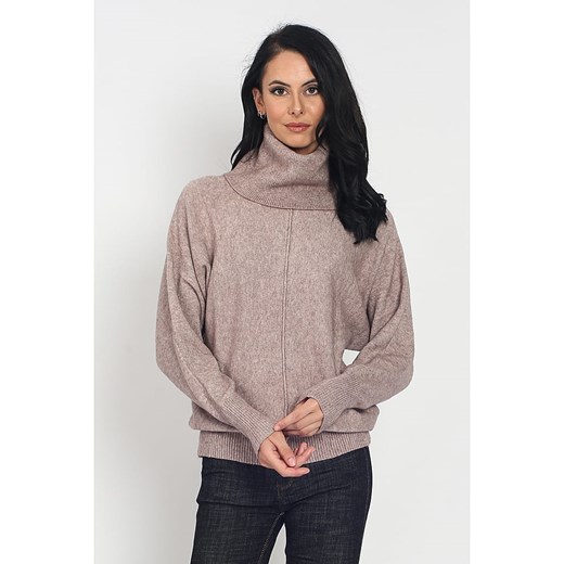 ASSUILI Sweter w kolorze beżowym ze sklepu Limango Polska w kategorii Swetry damskie - zdjęcie 167336654