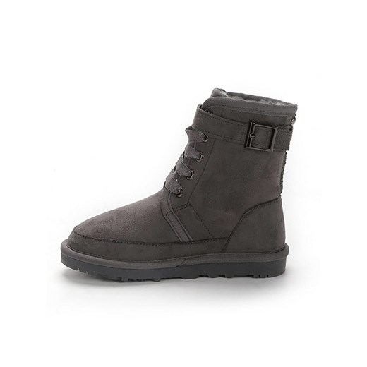 Buty zimowe dziecięce Island Boot wiązane brązowe na jesień