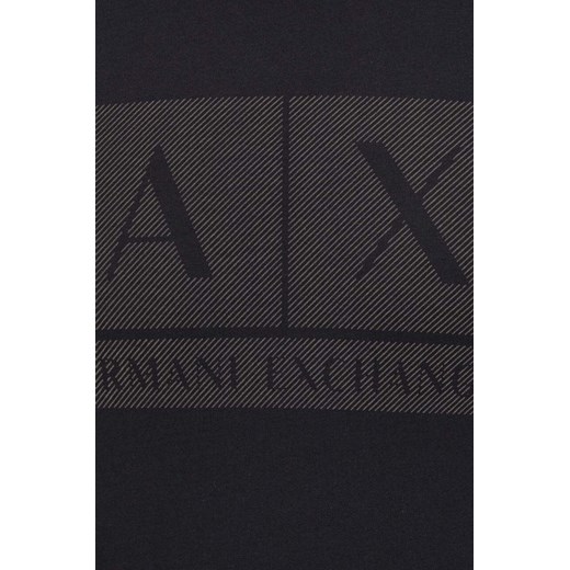 Armani Exchange t-shirt bawełniany męski kolor czarny z nadrukiem Armani Exchange L ANSWEAR.com