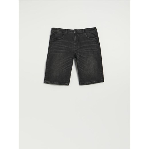 Szorty jeansowe slim fit czarne House 33 promocyjna cena House