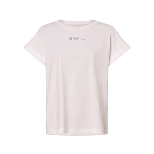 Rich & Royal T-shirt damski Kobiety Bawełna biały jednolity ze sklepu vangraaf w kategorii Bluzki damskie - zdjęcie 167342930