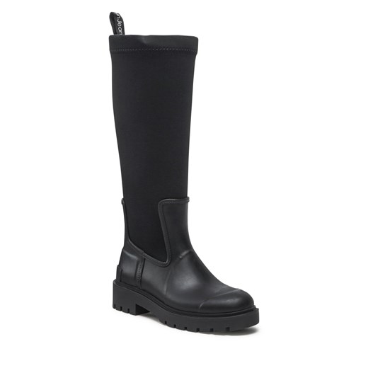 Kalosze Calvin Klein Jeans High Rainboot Neoprene YW0YW00838 Black BDS 40 eobuwie.pl