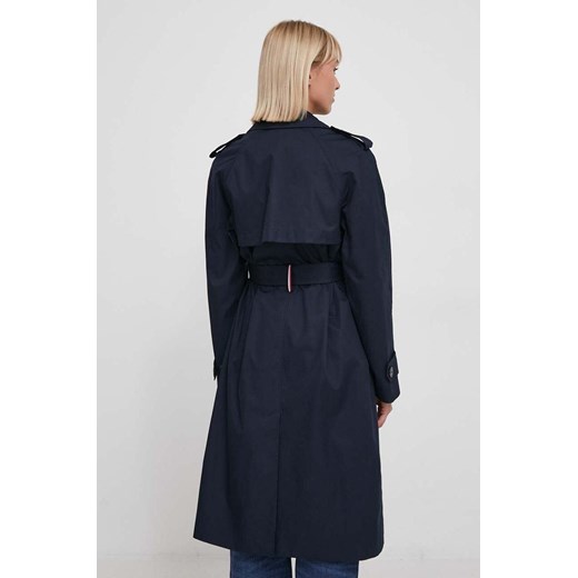 Płaszcz damski Tommy Hilfiger z bawełny