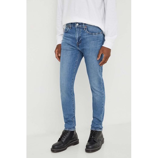 Levi&apos;s jeansy 512 SLIM męskie kolor niebieski ze sklepu ANSWEAR.com w kategorii Jeansy męskie - zdjęcie 167347954