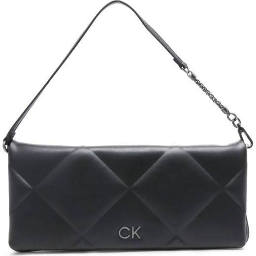 Listonoszka Calvin Klein elegancka ze skóry ekologicznej na ramię średniej wielkości