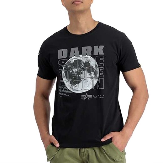 Koszulka Alpha Industries Dark Side 108510285 - czarna ze sklepu streetstyle24.pl w kategorii T-shirty męskie - zdjęcie 167354544