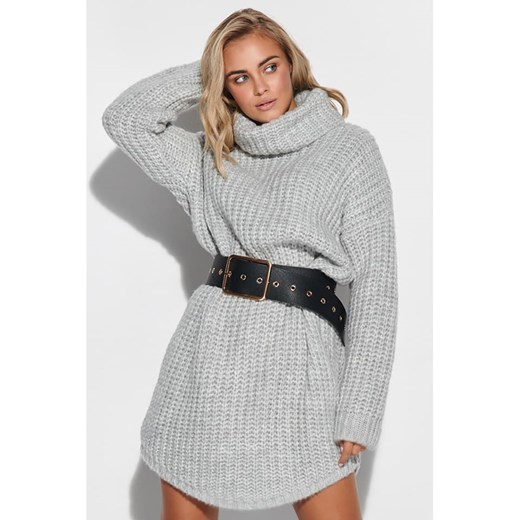 Makadamia Sweter w kolorze jasnoszarym Makadamia onesize Limango Polska