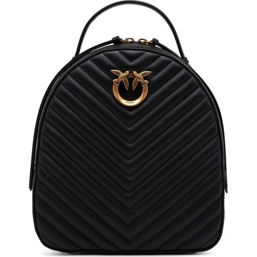 Pinko Skórzany plecak LOVE CLICK CLASSIC VI ze sklepu Gomez Fashion Store w kategorii Plecaki - zdjęcie 167354821