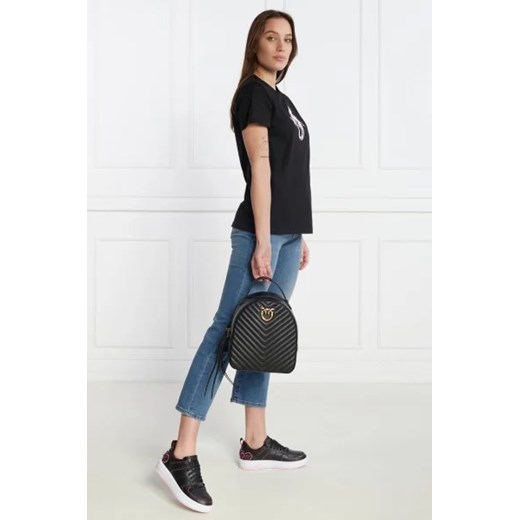 Pinko Skórzany plecak LOVE CLICK CLASSIC VI Pinko OS Gomez Fashion Store