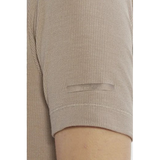Calvin Klein bluzka damska na wiosnę z krótkim rękawem 