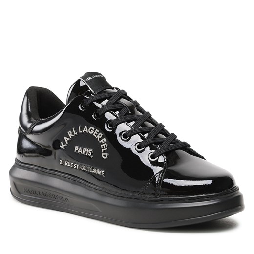 Sneakersy KARL LAGERFELD KL52539S Black Patent Lthr Karl Lagerfeld 42 eobuwie.pl