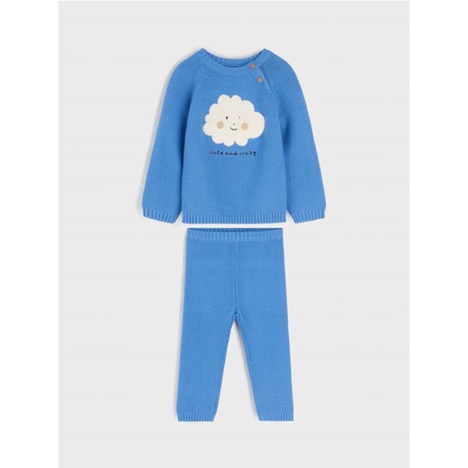Sinsay - Komplet niemowlęcy - niebieski ze sklepu Sinsay w kategorii Komplety niemowlęce - zdjęcie 167360814