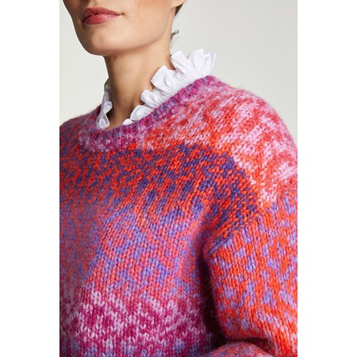 Rich &amp; Royal Sweter w kolorze fioletowo-różowym Rich & Royal L okazyjna cena Limango Polska