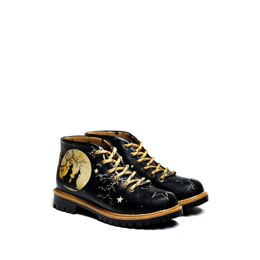 Goby Trzewiki w kolorze czarnym ze wzorem Goby 38 Limango Polska promocyjna cena