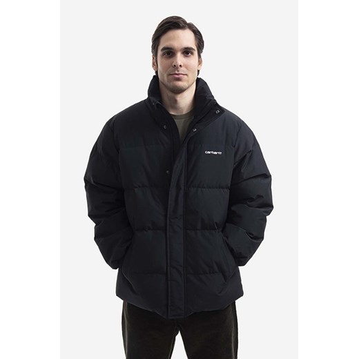 Carhartt WIP kurtka puchowa męska kolor czarny zimowa ze sklepu PRM w kategorii Kurtki męskie - zdjęcie 167369010
