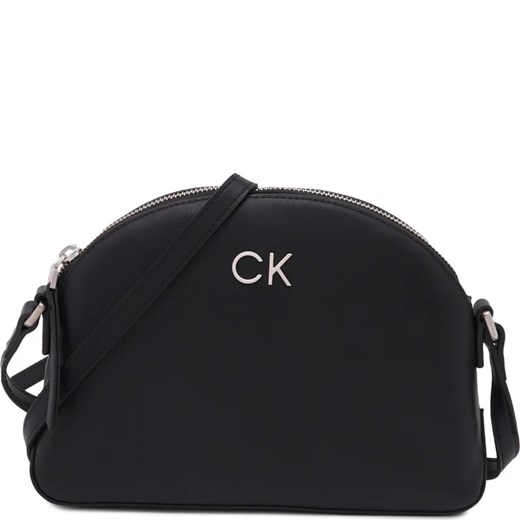 Listonoszka czarna Calvin Klein ze skóry ekologicznej