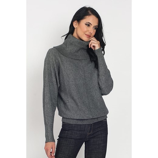 ASSUILI Sweter w kolorze antracytowym ze sklepu Limango Polska w kategorii Swetry damskie - zdjęcie 167370392