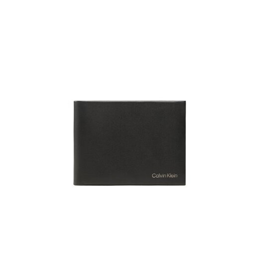 Calvin Klein Duży Portfel Męski Ck Concise Trifold 10Cc W/Coin L K50K510600 Calvin Klein uniwersalny MODIVO