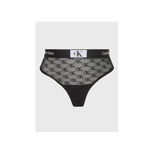 Calvin Klein Underwear Stringi 000QF7238E Czarny Calvin Klein Underwear XXL okazja MODIVO