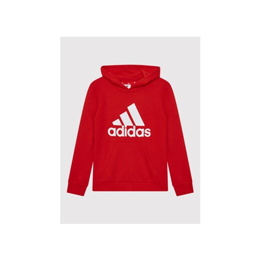 adidas Bluza Essentials GN4037 Czerwony Regular Fit 15_16Y promocyjna cena MODIVO