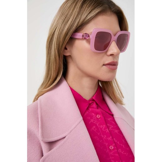 Swarovski okulary przeciwsłoneczne 5679538 LUCENT damskie kolor różowy ze sklepu ANSWEAR.com w kategorii Okulary przeciwsłoneczne damskie - zdjęcie 167375221