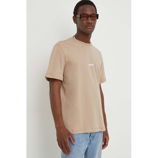 T-shirt męski MSGM z krótkim rękawem casual 