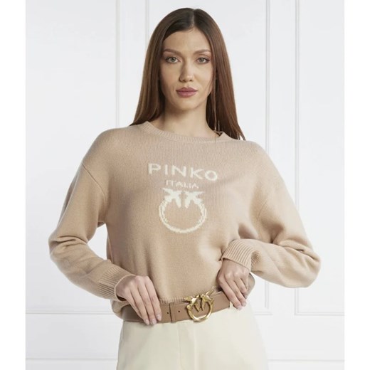 Pinko Wełniany sweter | Regular Fit ze sklepu Gomez Fashion Store w kategorii Swetry damskie - zdjęcie 167379492